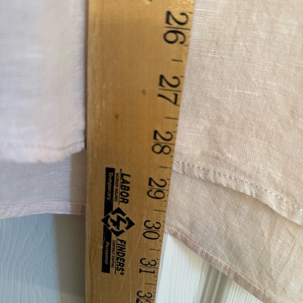 Sigrid Olsen 100% Linen Button Up Tunic Roll Tab … - image 7